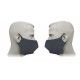 MASCARILLA PROTECCION HIDROFUGA Y ANTIBACTERIA LAVABLE COLORES 1 GRABACION