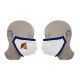  MASCARILLA CON BIES HIGIENICA REUTILIZABLE UNE-EN14683 Y UNE-0065 BLANCA 1 GRABACION A 1 COLOR