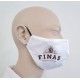MASCARILLA BLANCA CON 1 GRABACIÓN A 1 COLOR PROTECCION HIDROFUGA Y ANTIBACTERIA LAVABLE REUTILIZABLE UNE-0065