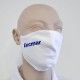 MASCARILLA BLANCA CON 1 GRABACIÓN A 1 COLOR PROTECCION HIDROFUGA Y ANTIBACTERIA LAVABLE REUTILIZABLE UNE-0065