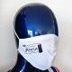 MASCARILLA BLANCA CON 1 GRABACIÓN A 1 COLOR PROTECCION HIDROFUGA Y ANTIBACTERIA LAVABLE REUTILIZABLE UNE-0065