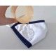  MASCARILLA CON BIES HIGIENICA REUTILIZABLE UNE-EN14683 Y UNE-0065 BLANCA