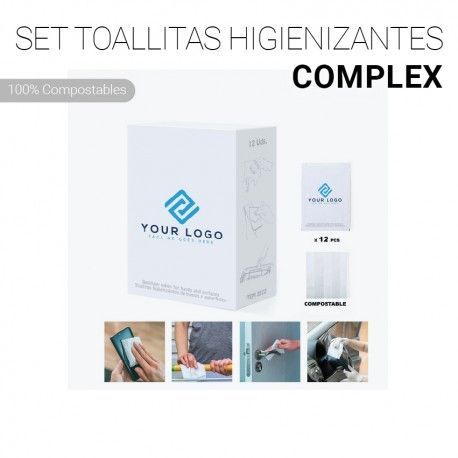 SET TOALLITAS HIGIENIZANTES COMPLEX CERES TEXTIL Y PUBLICIDAD