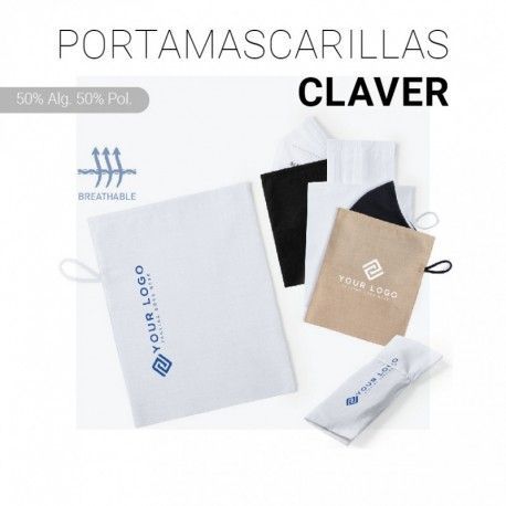 PORTAMASCARILLAS CLAVER PROTECCION HIGIENICA CERES TEXTIL Y PUBLICIDAD