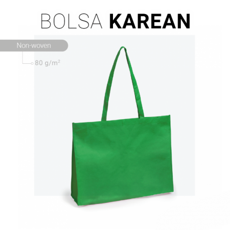 BOLSA NON WOVEN KAREAN 52 X 40,5 X 15 CMS CERES TEXTIL Y PUBLICIDAD