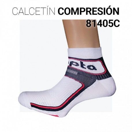 CALCETÍN COMPRESIÓN CICLISTA CORTO REF.81405/C CERES TEXTIL Y PUBLICIDAD