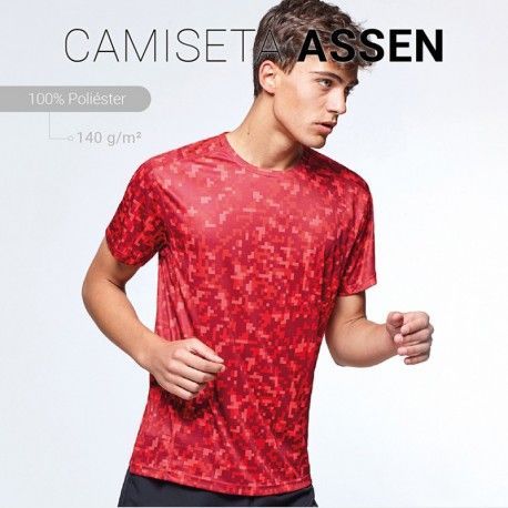 CAMISETA TÉCNICA ASSEN M/C ROLY CAMISETA BARATA CERES TEXTIL Y PUBLICIDAD