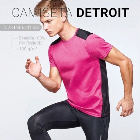 CAMISETA TÉCNICA DETROIT M/C ROLY CERES TEXTIL Y PUBLICIDAD