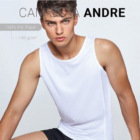 CAMISETA TIRANTE ANDRÉ ROLY CERES TEXTIL Y PUBLICIDAD