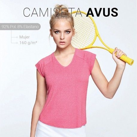 CAMISETA TÉCNICA MUJER AVUS ROLY CERES TEXTIL Y PUBLICIDAD