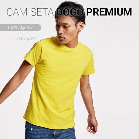 CAMISETA ALGODÓN PERSONALIZADA DOGO PREMIUM ROLY CERES TEXTIL Y PUBLICIDAD BARATA