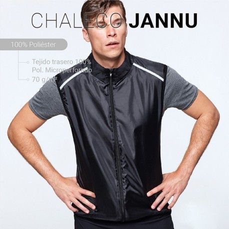 CHALECO TECNICO RUNNING JANNU ROLY CERES TEXTIL Y PUBLICIDAD