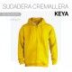 SUDADERA KEYA CAPUCHA  Y CREMALLERA 50% POL/50% ALGODON MAKITO BARATA CERES TEXTIL Y PUBLICIDAD