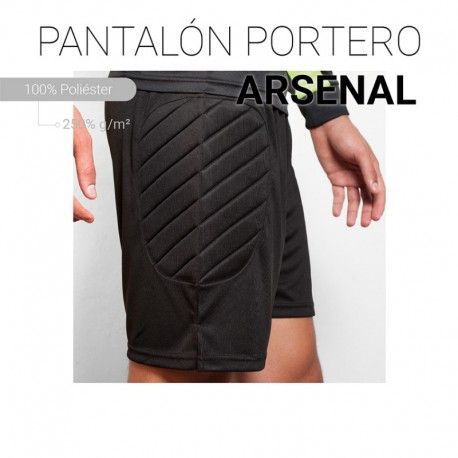 pantalon corto portero arsenal ceres textil y publicidad