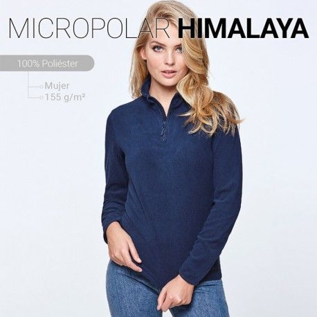 MICROPOLAR PERSONALIZADO HIMALAYA MUJER ROLY CERES TEXTIL Y PUBLICIDAD