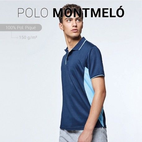 POLO TÉCNICO PERSONALIZADO MONTMELO ROLY barato CERES TEXTIL Y PUBLICIDAD