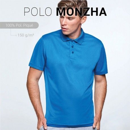 polo tecnico monzha baratos personalizados ceres textil y publicidad