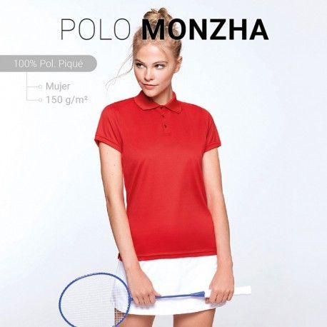 POLO TÉCNICO MONZHA WOMAN ROLY BARATO CERES TEXTIL Y PUBLICIDAD
