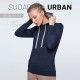 SUDADERA CAPUCHA  URBAN BICOLOR ROLY CERES TEXTIL Y PUBLICIDAD