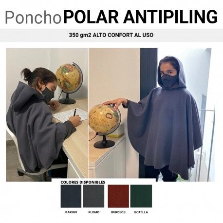 PONCHO POLAR ANTIPILING INFANTIL CERES TEXTIL Y PUBLICIDAD