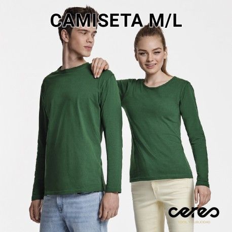 VESTUARIO LABORAL CAMISETA MANGA LARGA CERES TEXTIL Y PUBLICIDAD