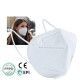 MASCARILLA AUTOFILTRANTE FFP3 BLANCA CERES TEXTIL Y PUBLICIDAD
