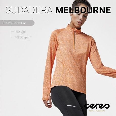 SUDADERA TÉCNICA MELBOURNE WOMAN ROLY CERES TEXTIL Y PUBLICIDAD