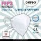 MASCARILLA AUTOFILTRANTE FFP2 HOMOLOGADA TENSIL PROTECCION HIGIENICA CERES
