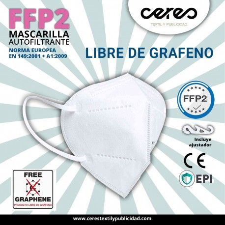 MASCARILLA AUTOFILTRANTE FFP2 HOMOLOGADA TENSIL PROTECCION HIGIENICA CERES