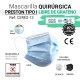 MASCARILLA PRESTON QUIRÚRGICA TIPO I LIBRE DE GRAFENO