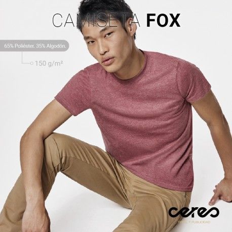 CAMISETA FOX ROLY HOMBRE ALGODÓN 