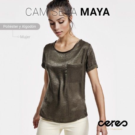 CAMISETA MAYA ROLY MUJER ALGODON