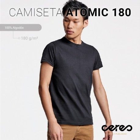 CAMISETA ALGODÓN ATOMIC 180  CERES TEXTIL Y PUBLICIDAD