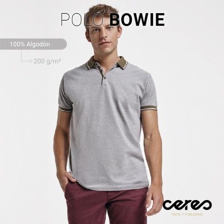 POLO BOWIE 100% ALGODÓN HOMBRE