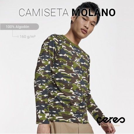 CAMISETA MOLANO 100% ALG. M/L ROLY HOMBRE