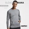 SUDADERA MANA 60% ALG.  M/L ROLY HOMBRE