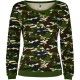 SUDADERA MUJER MALONE CAMUFLAJE ROL CERES TEXTIL Y PUBLICIDAD