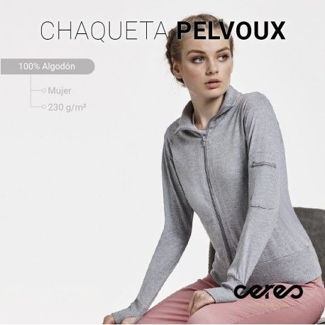 CHAQUETA PELVOUX MUJER 100% ALG. M/L ROLY CERES TEXTIL Y PUBLICIDAD