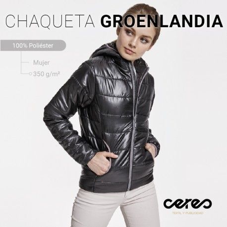 CHAQUETA GROENLANDIA MUJER ROLY CERES TEXTIL Y PUBLICIDAD