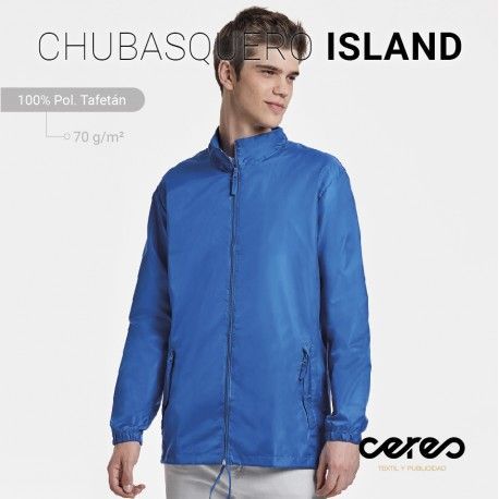 CHUBASQUERO ISLAND ROLY CERES TEXTIL Y PUBLICIDAD