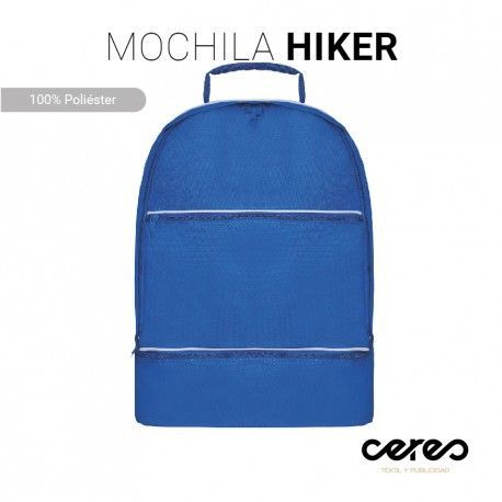 MOCHILA ZAPATILLERO HIKER ROLY BARATA CERES TEXTIL Y PUBLICIDAD