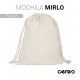 MOCHILA GYMSACK MIRLO 100% ALGODÓN