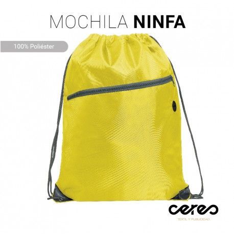 MOCHILA GYMSACK NINFA 100% POLIÉSTER