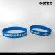 PULSERA IDENTIFICATIVA SILICONA CERES TEXTIL Y PUBLICIDAD