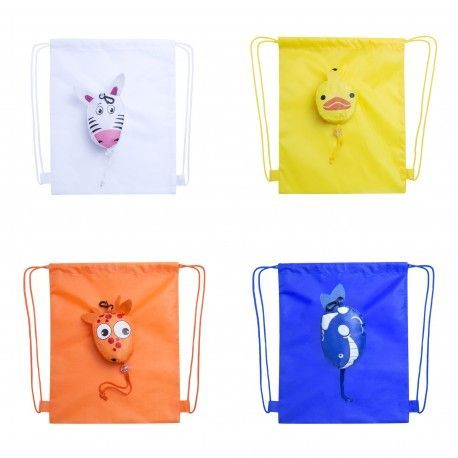 MOCHILA PLEGABLE KISSA INFANTIL POLIÉSTER 190T