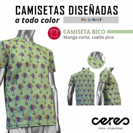 CAMISETA TÉCNICA BICO FULL PRINT M/CORTA