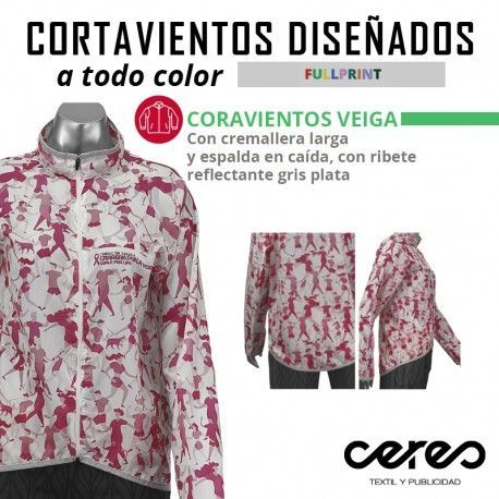 CORTAVIENTOS VEIGA FULL PRINT CERES TEXTIL Y PUBLICIDAD