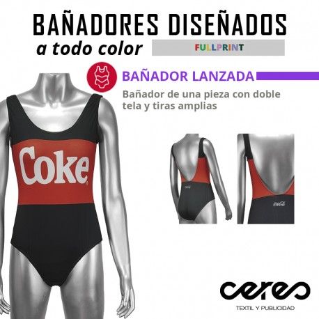 BAÑADOR MUJER  FULL PRINT  CERES TEXTIL Y PUBLICIDAD