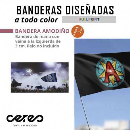 BANDERA barata AMODIÑO FULL PRINT ceres textil y publicidad
