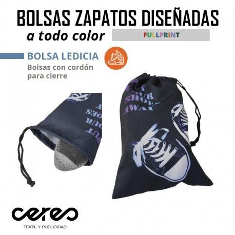 BOLSA LEDICIA PARA ZAPATOS FULL PRINT CERES TEXTIL Y PUBLICIDAD